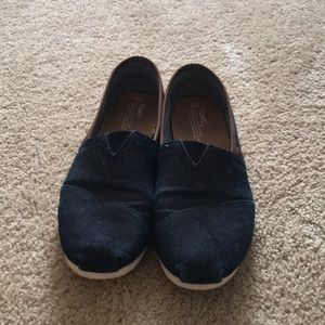 Navy Denim Toms